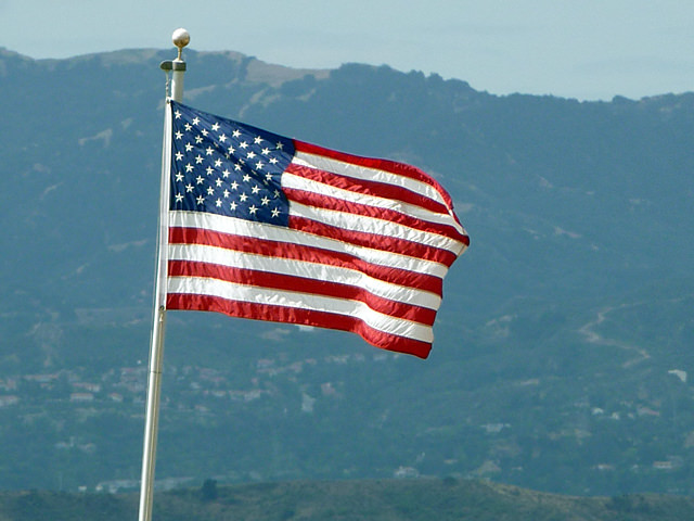 Happy Memorial Day American Flag